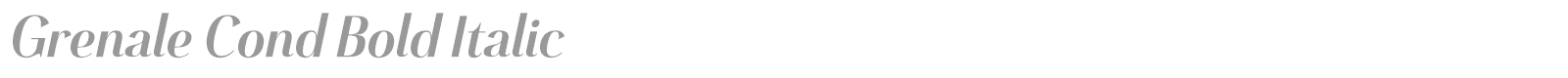 Grenale font preview